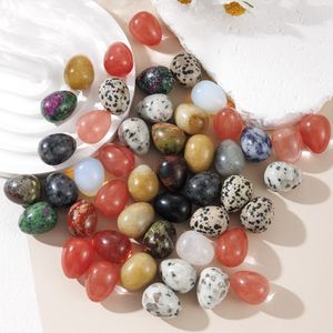 Kristall-Ei mit Halbedelsteinen Natürlicher Rosenquarz und <span class=keywords><strong>Amethyst</strong></span> Gemischtes Kristallstein-Ei Handgefertigtes Dekorationsstück - Product Image 6