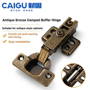 Антикварная латунная петля из холоднокатаной стали в винтажном китайском стиле, бесшумная, для мебели, с плавным закрыванием, экологичная, для отелей - Product Image 2