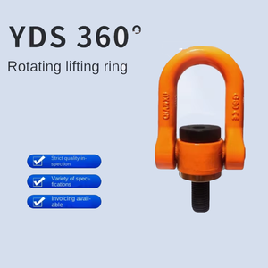YDS Boulon à <span class=keywords><strong>anneau</strong></span> <span class=keywords><strong>de</strong></span> <span class=keywords><strong>levage</strong></span> <span class=keywords><strong>rotatif</strong></span> universel Rotation à 360 degrés Filetage M8-M64 Capacité <span class=keywords><strong>de</strong></span> charge <span class=keywords><strong>de</strong></span> 90 lb pour l'infrastructure <span class=keywords><strong>de</strong></span> construction - Product Image 2