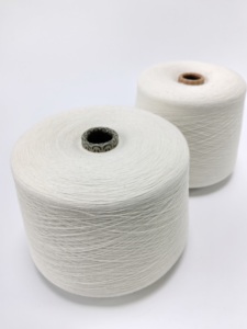 Hilo de Mezcla Cruda Ne40/1 45% Modal Birla/45% Algodón Peinado/10% Lana para Confección de Ropa de Moda - Product Image 1