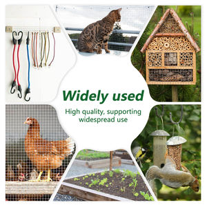 Эко-щит для корней и домашнего скота: 1/2 сетчатая ткань (48x100 ') устойчиво защищает сады и птицу. Повторное использование в течение многих лет - Product Image 2