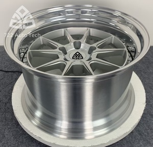 722 Cerchi <span class=keywords><strong>Auto</strong></span> Personalizzati Deep Dish Lucidati a 2 Pezzi e 5 Razze in Lega Forgiata, Rims per <span class=keywords><strong>Auto</strong></span> 18 19 20 21 22 24 Pollici per BMW G20 535i F10 M5 - Product Image 5