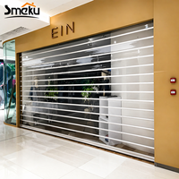 Puerta Enrollable Transparente Personalizada con Cortina de Policarbonato para Uso en Tiendas y Centros Comerciales
