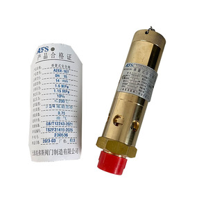วาล์วนิรภัย Afs รุ่น A20X-16T ขนาด 1/4 นิ้ว สำหรับน้ำมันและก๊าซ อุณหภูมิปกติ สำหรับเครื่องอัดอากาศแบบสกรูและแบบลูกสูบ - Product Image 1
