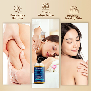Huile et crème de massage au collagène et à la <span class=keywords><strong>cellulite</strong></span> végétalien 8 floz thérapie <span class=keywords><strong>anti</strong></span>-<span class=keywords><strong>cellulite</strong></span> pour les cuisses et les jambes-pour femmes et hommes - Product Image 2