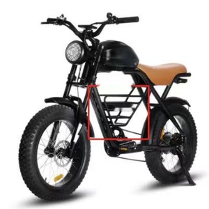 Bicicleta Eléctrica Fatbike para Adultos, 48V, 25km/h, 500/750W/1000W de Potencia, Cuadro de Aluminio, Motor en el Buje, Batería de Litio, Disponible en Stock - Product Image 2