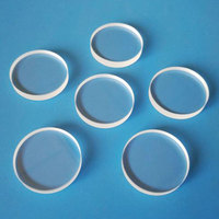 Fenêtre plate en verre saphir optique de grande taille personnalisée revêtue AR @ 355nm