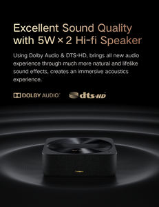 Vente flash Wupro X <span class=keywords><strong>Formovie</strong></span> Mini projecteur laser portable <span class=keywords><strong>UST</strong></span> 3+16 Go 1200 ANSI Lumens 1080P Home Cinéma DLP Projecteur laser 4K - Product Image 6