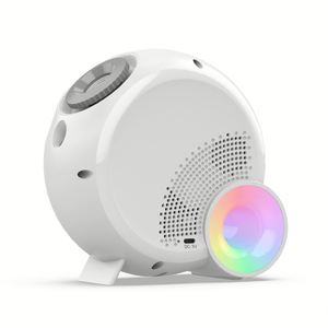 Hot Sale New 13 in 1 Smart Timer Meteor Galaxy Star Projector Wakeup Wireless Audio Speaker Atmosphere Night <b>Light</b> for Bedroom - Product Image 1