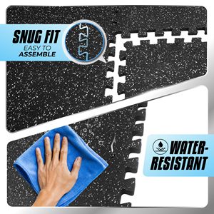 Estera protectora de espuma entrelazada de alta calidad para suelo de gimnasio interior de goma Eva para suelo de gimnasio Fitness 14Mm estera para suelo de gimnasio - Product Image 4