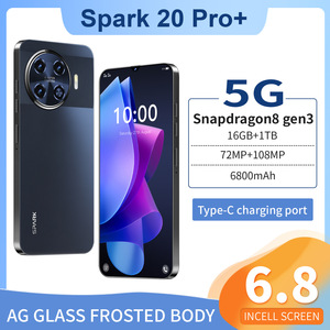 Smartphone Android 15 5G économique Easyhand Spark20pro, écran LED 7 pouces 4K 120Hz, Snapdragon 800, appareil photo 108MP, batterie 7000mAh, double SIM - Product Image 1