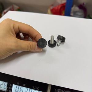 Furniture Felt <b>Pad</b> M8 Adjustable Feet Black Anti Slip Rubber Modern Simple Hardware Accessories For Shelf Table <b>Chair</b> Support - Product Image 1