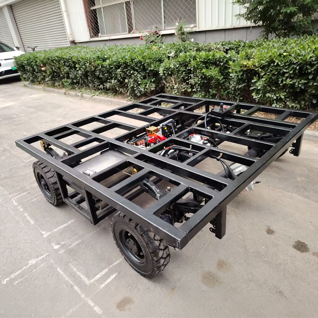 Heavy Duty 2T Wheel AGV Chassis for Warehouse Logistics Automation High Payload Autonomous Industrial Mobile Robot Base