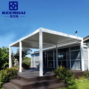 Pergola tente geri çekilebilir büyük tente açık ca ile en kaliteli açık gazebo alüminyum gazebo