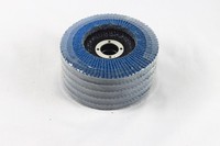 Disque à lamelles en zircone OEM de 4,5 pouces (115 mm) de diamètre, avec un trou de 7/8 pouces (22 mm), grain 120, haute dureté