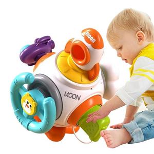 教育学習ビジーキューブハンズオン能力モンテッソーリトレーニングロックボックスファインモータースキル開発キューブボードおもちゃ子供用 - Product Image 6