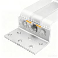 Support de montage PV réglable en acier non standard, avec revêtement en poudre, pour systèmes de panneaux solaires sur toits en tuiles