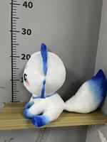 Peluche Renard Bleu Adorable, Douce et Moelleuse, Thème Glace, Jouets en Peluche Personnalisés, Fabricant OEM ODM, Cadeau d'Entreprise