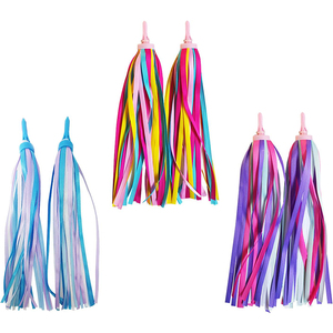 <span class=keywords><strong>Accesorios</strong></span> para <span class=keywords><strong>Bicicletas</strong></span> Infantiles, Cinta Decorativa para Manillar de Bicicleta para Niñas y Niños - Product Image 2