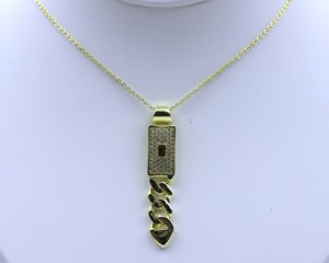 Collar de cadena cubana de estilo moderno Unisex de oro de 14K, conjunto de joyería de lujo de hip hop fino de alta calidad, conjuntos de bisutería para mujer - Product Image 2