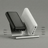 Batteries externes portables de haute qualité 10000mAh, double port USB, charge rapide, batterie externe 20000mAh, batterie externe 5000mAh