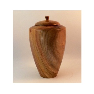 Urne de crémation adulte en bois humain fait à la main pour les cendres humaines/urne adulte pour les cendres urnes de crémation adultes en bois de manguier poli brillant - Product Image 2