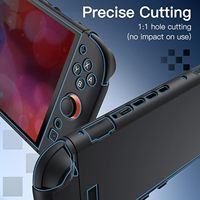 Casing Dockable ramping untuk Nintendo Switch 2, penutup Grip TPU lembut 2025 inci (7.9) dapat dilepas