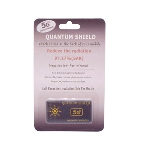 5G Blocker Anti-Rayonnement Autocollant de Téléphone Portable EMF Bouclier Protection avec Ion Négatif Étanche PVC/PC Matériel Téléphones Mobiles - Product Image 3