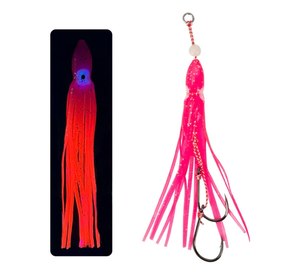 Nuovo Design artificiale luminoso polpo gonne <span class=keywords><strong>di</strong></span> calamaro gancio per pesca morbida esche a doppia assistenza ganci - Product Image 1