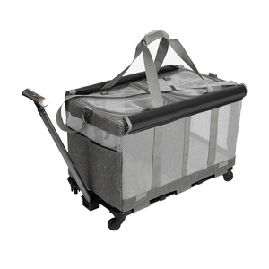 हरी सांस लेने योग्य हल्के पालतू कुत्ते बिल्लियों वाहक बड़े अंतरिक्ष पालतू जानवर - Product Image 4