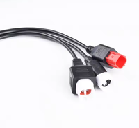 Cable Adaptador OBD 2 a 3 Pines para Conectores de Automóviles, Motocicletas y Locomotoras Yamaha 1/2