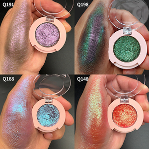 Tùy chỉnh Tự làm <span class=keywords><strong>Eyeshadow</strong></span> Palette Màu đỏ ánh sáng lung linh sắc tố <span class=keywords><strong>Eyeshadow</strong></span> Duochrome multichrome ép ánh sáng lung linh <span class=keywords><strong>Eyeshadow</strong></span> - Product Image 4