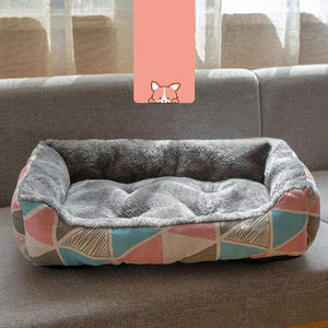 Wholesale Fleece Rectangle Cat <b>Bed</b> Soft and Thick Winter Warm Pet <b>Bed</b> for Cats and Dogs - Product Image 4