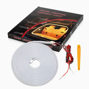 Luce Ambientale per Bagagliaio Auto, Illuminazione Decorativa per Interni Auto, Lampada Atmosfera Anteriore e Posteriore, Striscia Luminosa Completa - Product Image 1