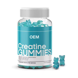 Fourniture d'usine OEM/ODM Monohydrate de créatine Créatine Gummies personnalisées Monohydrate de créatine Gummy Créatine HCL Energy Booster - Product Image 4