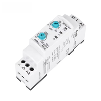 Relais temporisé étoile-triangle miniature scellé 220V AC/24V DC 0,1~30s 10~500ms Certifié CE
