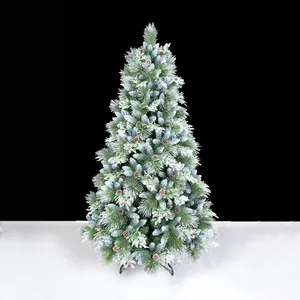 شجرة عيد الميلاد الكبيرة المتدفقون 6 قدم/7 قدم/8 قدم/9 قدم إبرة من كلوريد البولي فينيل والصنوبر مختلطة مع أشجار عيد الميلاد