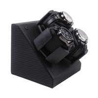 Remontoir de montres intelligent et silencieux Pro Smart Active à 3 emplacements avec arrêt automatique par détection de lumière, boîtier en fibre de carbone pour montres de luxe