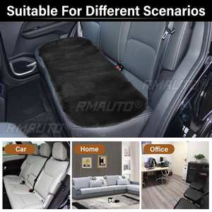 Housse de siège de voiture universelle carrée Wistiti en éponge pour la rangée arrière, tapis de protection, coussin de siège auto, noir, gris, beige, marron, 137x48,5 cm - Product Image 6