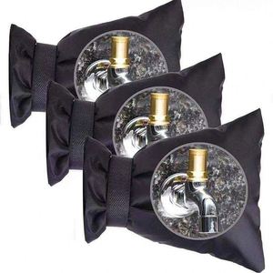 Protège-tap noir imperméable réutilisable pour l'hiver, couvre-robinet extérieur, protection contre le gel, chaussette de protection pour robinet de jardin extérieur - Product Image 4