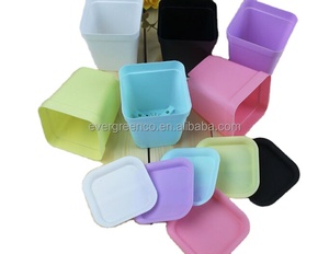 Divers plastique PP pépinière jardinière plastique <span class=keywords><strong>carré</strong></span> coloré Pot de fleur <span class=keywords><strong>jardin</strong></span> - Product Image 4