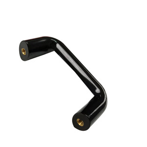 Manijas Industriales de Baquelita en Forma de U, Ovaladas, Rojas y Negras, Herrajes Duraderos para Muebles - Product Image 4