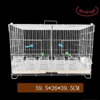 Cage à oiseaux de vol d'élevage pour pinsons perruches calopsittes conures inséparables canaris perroquets avec plateau coulissant