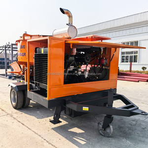 Bomba mezcladora de hormigón diésel 40 M3H Bomba mezcladora de hormigón de fábrica 78 KW Autocarga - Product Image 5