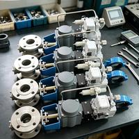 Katup Kontrol Kelas Industri 304SS dengan Aktuator Tipe Piston dan Penguat Volume Terintegrasi untuk Kecepatan Pengoperasian yang Cepat.