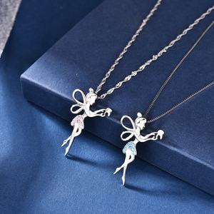 GP04 cristales diente humano colgante dentista collar S925 plata esterlina dentista Ángel joyería médica regalo para médico/enfermera - Product Image 3