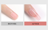 PJ- 41 Marque privée Constructeur d'extension de gel pour ongles Vernis à haute transparence Constructeur de gel indolore pour ongles Vernis gel super brillant
