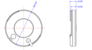 Sensor de nivel de botella de gas <span class=keywords><strong>Bluetooth</strong></span> con alertas de aplicación móvil, bote de propano de batería de larga duración, Monitoreo de nivel de indicador de combustible diésel - Product Image 6