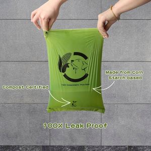 Pet Supplies 100% Leak Proof Eco Friendly Custom <b>Compostable</b> Dog Poop <b>Bags</b> - Product Image 3