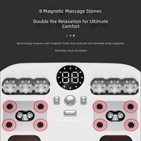 Masseur de pieds intelligent sans fil à capteur infrarouge, portable et rechargeable, avec rouleaux de pétrissage Shiatsu et chaleur pour usage domestique